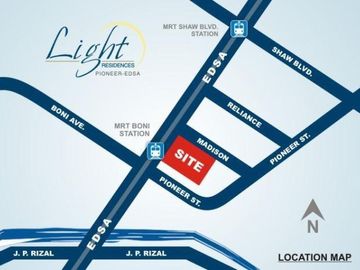 For Sale Studio Condo Light Residences by SMDC beside along Edsa Near LRT Station Mega Mall