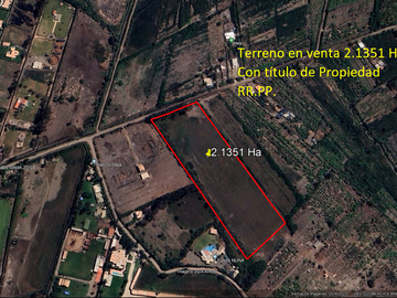 VENDO TERRENO 2.1351 Ha PARA CASA DE CAMPO, MALA, CAÑETE, PERÚ