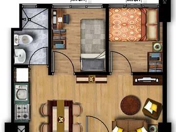 Ready for occupancy RFO condo Condominium 2BR 2Bedroom in Paco manila area near Robinson Otis sampaloc manila near in Makati 29k monthly for Rent to O