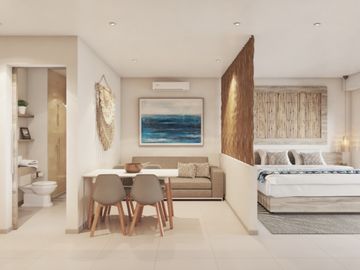 Estudios AMUEBLADOS Y EQUIPADOS CON VISTA AL MAR EN PLAYA DEL CARMEN