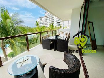 Departamento en venta de 4 recámaras con playa
