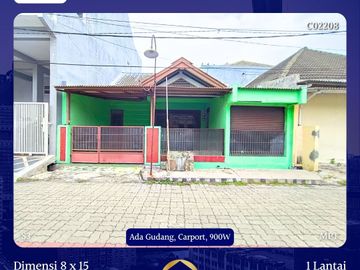 Dijual Rumah Wiguna Tengah Surabaya Row Jalan Lega Pavingan dkt Rungkut UPN