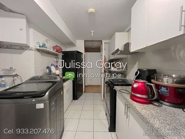 Venta dpto. 2 dorm AT. 92.49m2 con vista a calle + 1 estacionamiento cerca a Larcomar en Miraflores!!