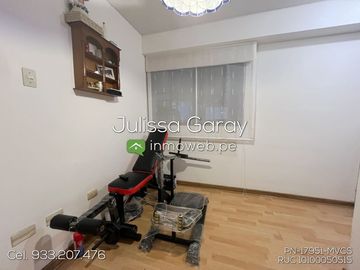 Venta dpto. 2 dorm AT. 92.49m2 con vista a calle + 1 estacionamiento cerca a Larcomar en Miraflores!!