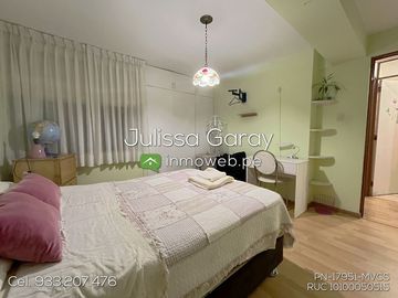 Venta dpto. 2 dorm AT. 92.49m2 con vista a calle + 1 estacionamiento cerca a Larcomar en Miraflores!!