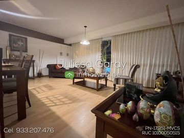 Venta dpto. 2 dorm AT. 92.49m2 con vista a calle + 1 estacionamiento cerca a Larcomar en Miraflores!!