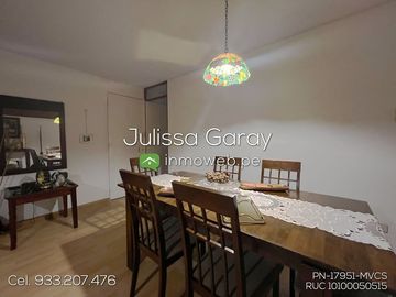 Venta dpto. 2 dorm AT. 92.49m2 con vista a calle + 1 estacionamiento cerca a Larcomar en Miraflores!!