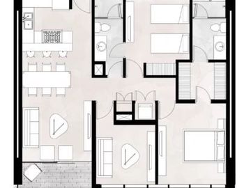 Departamento en Venta, Torre Lanka, Santa Catarina