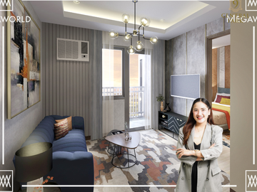 Preselling Studio unit with balcony (36.50 SQM - 14th floor) in 9 Central Park - First every residential tower in NGC - Northwin Global City, Marilao 