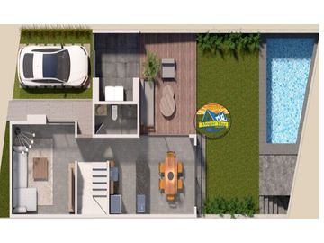 Casa con alberca privada, 3 recámaras, residencial con vigilancia