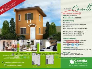 House and Lot For Sale in General Trias Cavite - Camella General Trias