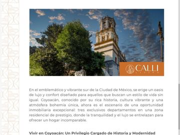 DEPARTAMENTOS EN VENTA DEL CARMEN COYOACAN