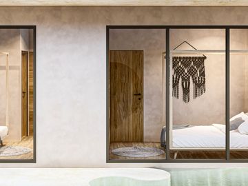 DEPARTAMENTOS DE 1 HABITACIÓN EN VENTA EN TULUM AMUEBLADO