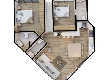 DEPARTAMENTOS DE 1 HABITACIÓN EN VENTA EN TULUM AMUEBLADO
