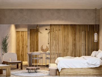 DEPARTAMENTOS DE 1 HABITACIÓN EN VENTA EN TULUM AMUEBLADO