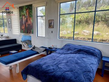 Venta de casa de campo con terreno en Otavalo sector Agato Yaculoma, 3.951 m2