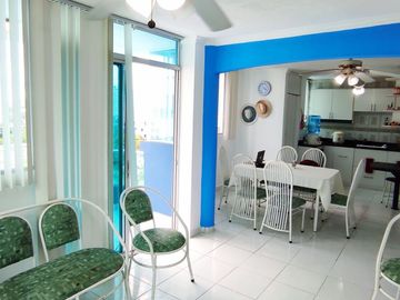 ✅ VENTA DE HERMOSO DEPARTAMENTO CON VISTA ESPECTACULAR TRES DORMITORIOS CON TERRAZA - SEPTIMO PISO. (TONSUPA)