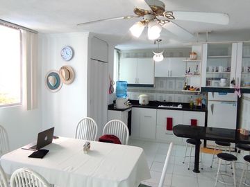 ✅ VENTA DE HERMOSO DEPARTAMENTO CON VISTA ESPECTACULAR TRES DORMITORIOS CON TERRAZA - SEPTIMO PISO. (TONSUPA)