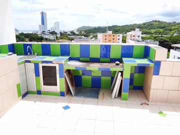 ✅ VENTA DE HERMOSO DEPARTAMENTO CON VISTA ESPECTACULAR TRES DORMITORIOS CON TERRAZA - SEPTIMO PISO. (TONSUPA)