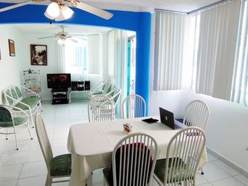 ✅ VENTA DE HERMOSO DEPARTAMENTO CON VISTA ESPECTACULAR TRES DORMITORIOS CON TERRAZA - SEPTIMO PISO. (TONSUPA)