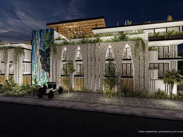 DEPARTAMENTOS EN TULUM A SÓLO 4 MINUTOS DE LA PLAYA, AMUEBLADOS Y EQUIPADOS