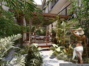 DEPARTAMENTOS EN TULUM A SÓLO 4 MINUTOS DE LA PLAYA, AMUEBLADOS Y EQUIPADOS