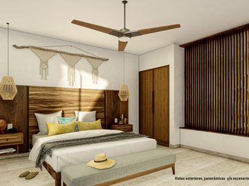 DEPARTAMENTOS EN TULUM A SÓLO 4 MINUTOS DE LA PLAYA, AMUEBLADOS Y EQUIPADOS