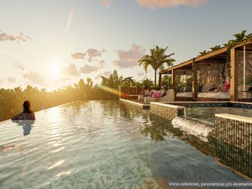 DEPARTAMENTOS EN TULUM A SÓLO 4 MINUTOS DE LA PLAYA, AMUEBLADOS Y EQUIPADOS