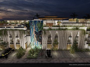 DEPARTAMENTOS EN TULUM A SÓLO 4 MINUTOS DE LA PLAYA, AMUEBLADOS Y EQUIPADOS
