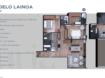 Departamento de una recamara en la Garita, excelente para inversión