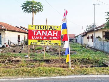 Tanah Dijual di Cilacap Pinggir Jalan Dekat SMA Negeri 2 Cilacap