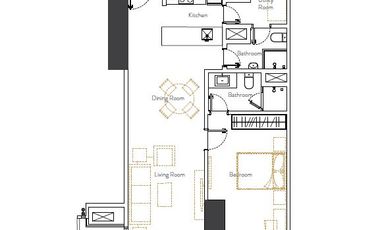Shang Residences at Wack Wack - Upscale spacious 2 bedrooms 154 sqm 5% DP to move in