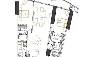 Shang Residences at Wack Wack - Upscale spacious 2 bedrooms 154 sqm 5% DP to move in