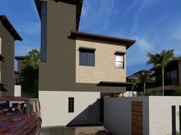 Beach front house and lot for sale in Laiya Batangas Seafront Residences 3 Storey Home RFO New
