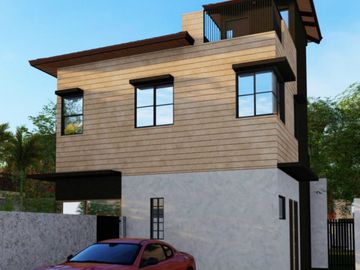 Beach front house and lot for sale in Laiya Batangas Seafront Residences 3 Storey Home RFO New