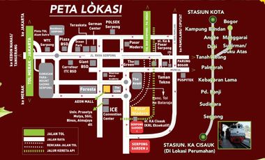 JUAL MURAH RUMAH SERPONG GARDEN CISAUK