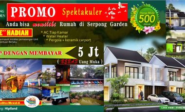 JUAL MURAH RUMAH SERPONG GARDEN CISAUK