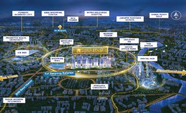 DISEWAKAN APARTEMEN SKY HOUSE BSD TIPE STUDIO FURNISHED