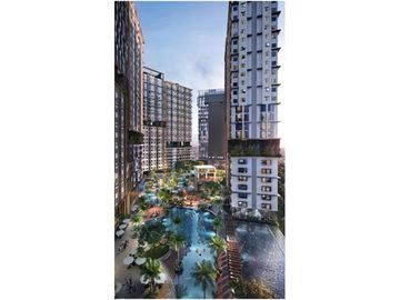 Apt Baru Furnished 2 Bedroom View Pemandangan Taman dan Kolam Renang