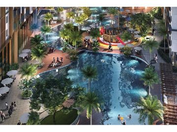 Apt Baru Furnished 2 Bedroom View Pemandangan Taman dan Kolam Renang