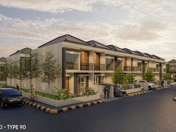 dijual murah perumahan golden bci posisi hook tipe 90mz luas tanah 169mz