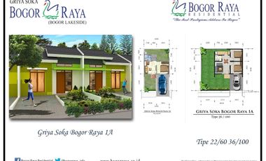 Rumah Hoek Murah Siap Huni Griya Soka Dekat Sentul Jagorawi Summarecon